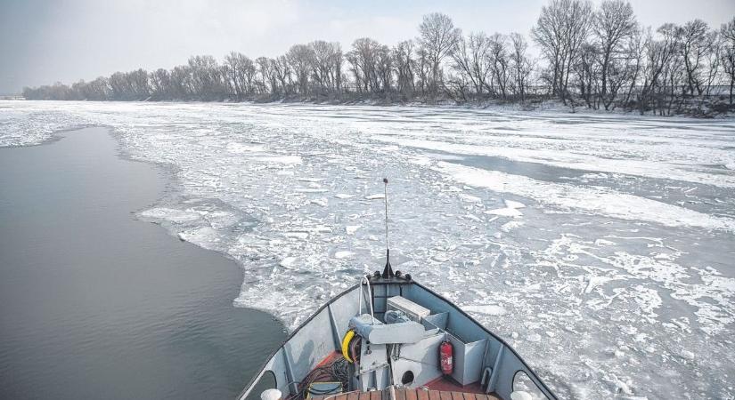 Folyóink, tavaink erősen jegesednek - Ilyen most a jéghelyzet Győr-Moson-Sopronban - fotók