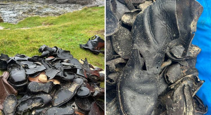 Több száz partra sodort cipő mesél egy nyomtalanul eltűnt hajóról