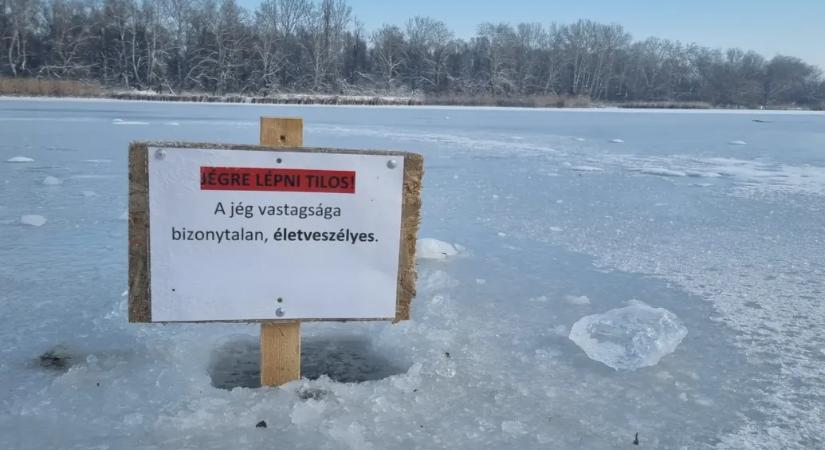 Itt-ott befagyott a Tisza