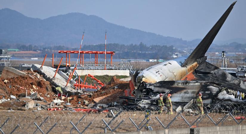Kiderült, mi okozhatta a 179 ember életébe került légi-katasztrófát Dél-Koreában