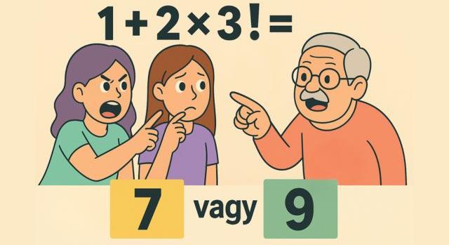 Napi trükkös matek feladat: 1  2  3!  ? A legtöbben elbuknak ezen az egyenleten.