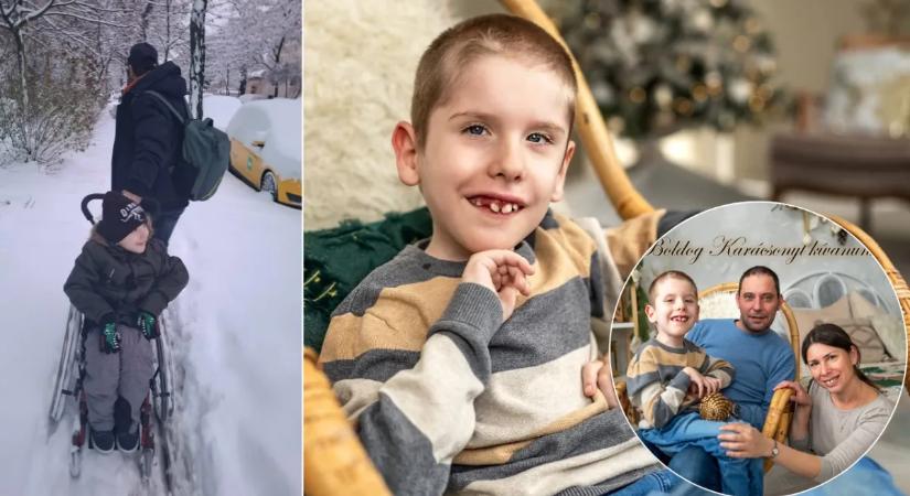 „Tátott szájjal figyelem, hogy milyen ügyes” – két éve kapta meg életmentő génterápiáját SMA Tomika, így van most