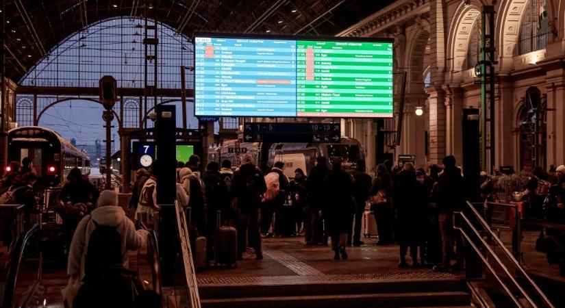 Ma sem lesz egyszerű vonattal közlekedni – mutatjuk, hogyan alakítja át a menetrendet az időjárás