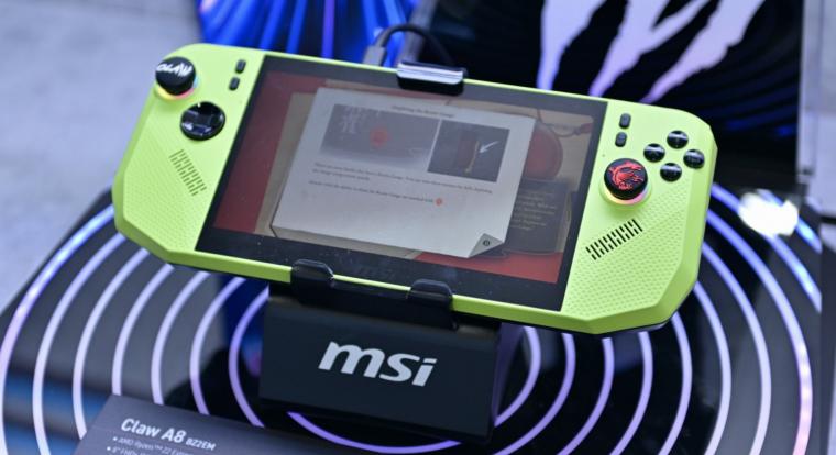 OLED-re váltana az MSI Claw következő generációja