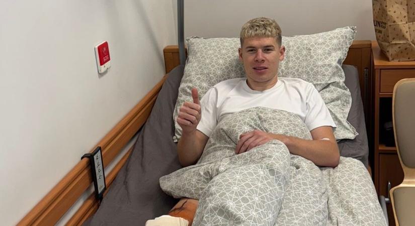 Túl van a műtéten a magyar válogatott kerettag