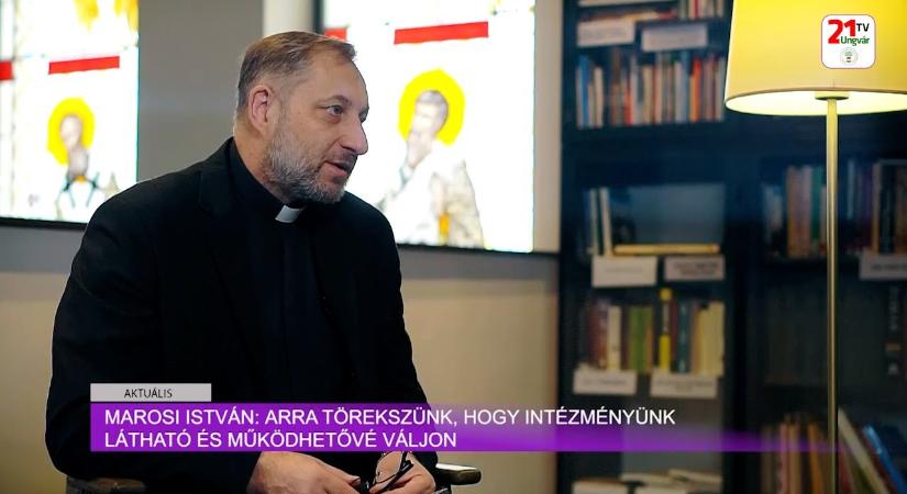 Aktuális (2026.01.10) Marosi István: arra törekszünk, hogy intézményünk látható és működhetővé váljon (videó)