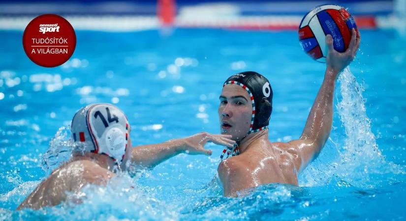 Nyolcgólos győzelem a vízilabda Eb nyitányán a franciák ellen