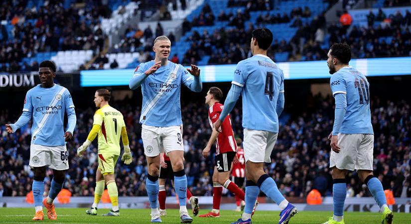 FA-kupa: 10 gólt vágott harmadosztályú ellenfelének a Manchester City! – videóval