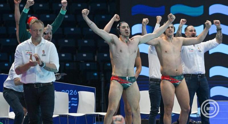 Magabiztos győzelemmel rajtolt az Eb-n a magyar pólóválogatott