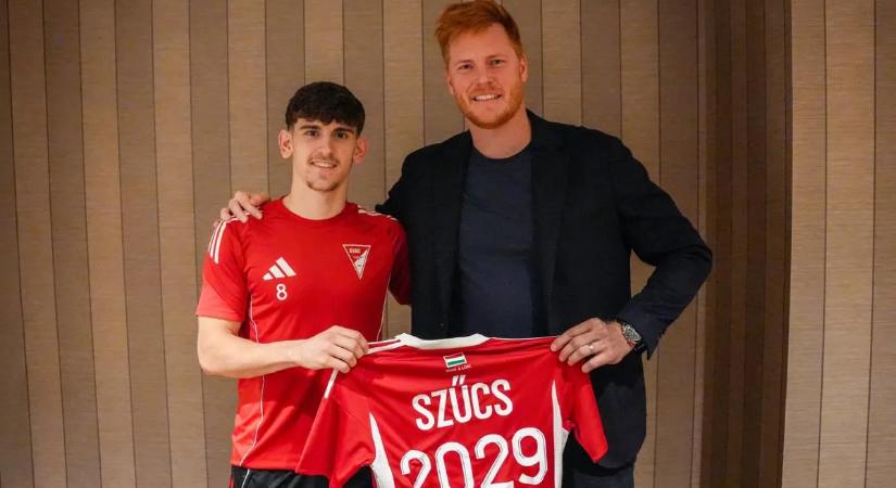 Szűcs Tamásért olasz ajánlatot is kapott a DVSC, de 2029-ig hosszabbított