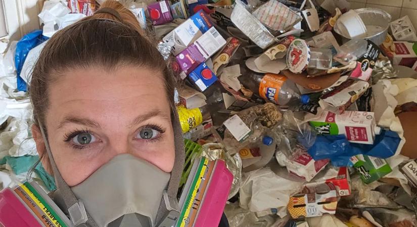 Felfalta a szemét a 82 éves, súlyos beteg férfit - így segített rajta Barbara, az extrém takarító