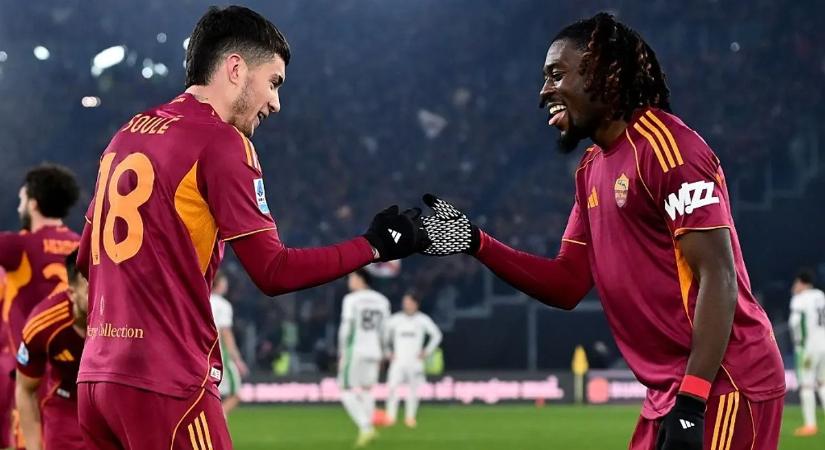 A hajrában szenvedte ki a győzelmet a Roma, a 94. percben mentett pontot a Como