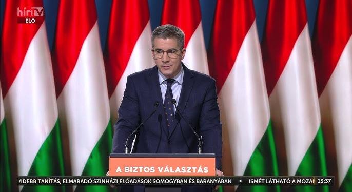Fidesz-kongresszus – Kocsis Máté: Magyar Péter támogatná a háború további pénzelését