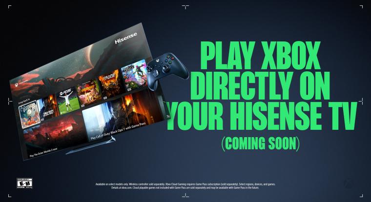 Xbox-játékok érkeznek a Hisense tévéire