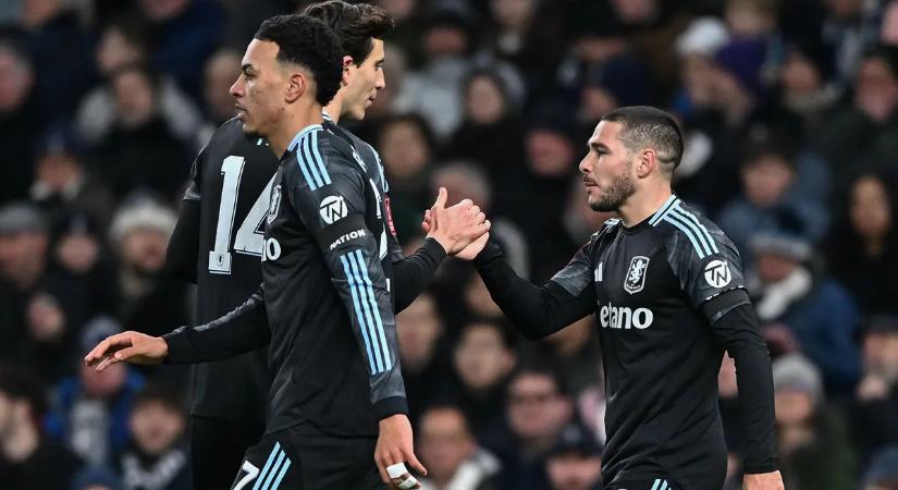 FA-kupa: nem csak a PL-ben megy, az FA-kupából is továbbment a Villa, ráadásul a Spurs ellen
