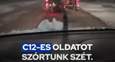 Pintér belezavarodott a kémiába, szerinte C12-es oldattal szórták az utakat, pedig nagyon nem