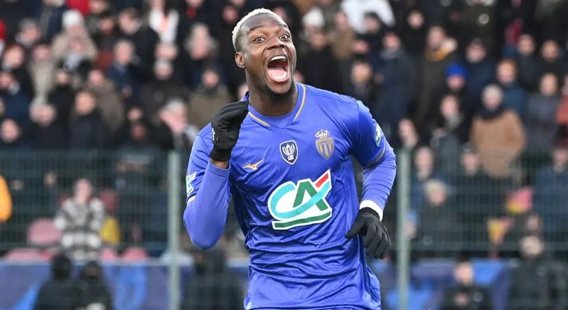 Francia Kupa: a 86. percben becserélt csatár duplája segítette továbbjutáshoz a Monacót