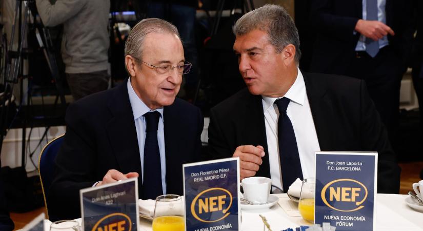 Laporta szerint megromlott a viszony a Real Madriddal