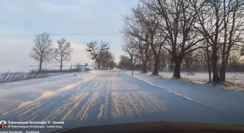 „Senki ne induljon útnak!” – videóban üzent Vértesboglár polgármestere