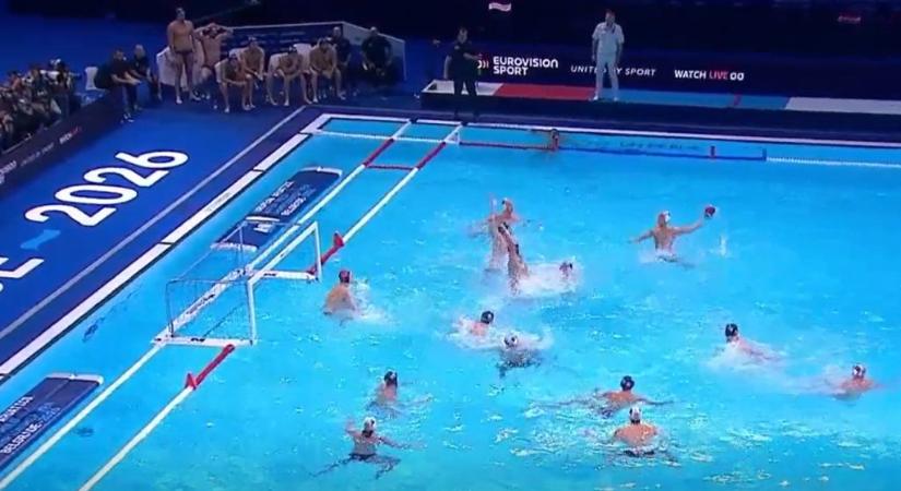 Dráma a póló-Eb-n: a VAR közbeszólt, elmaradt a szenzáció