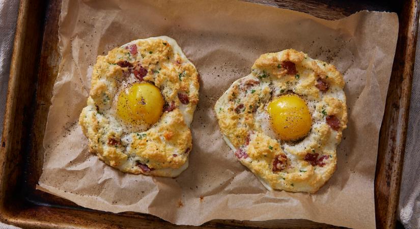 Ez a tökéletes keto reggeli! Parmezános „felhő” tojás egyszerűen