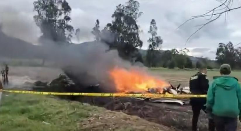 Kolumbiában lezuhant egy kisrepülőgép, többen meghaltak, köztük egy ismert énekes