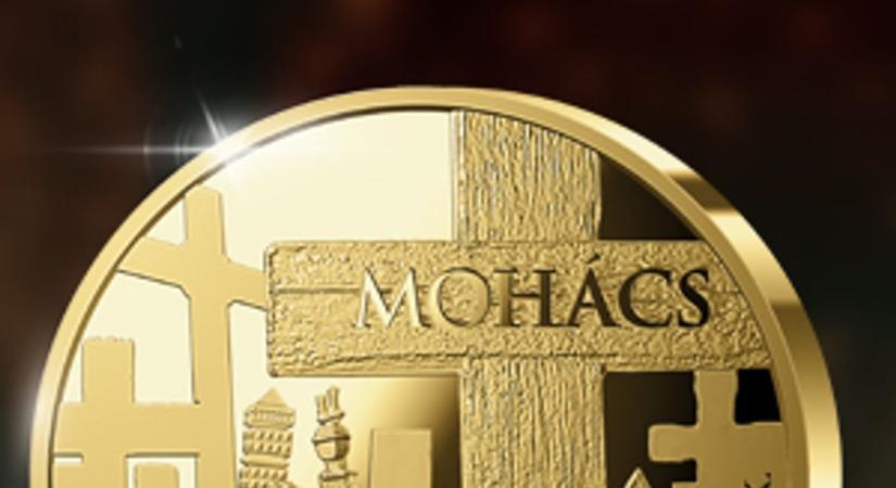 Aranyba öntötték a mohácsi csata emlékét az 500. évfordulóra