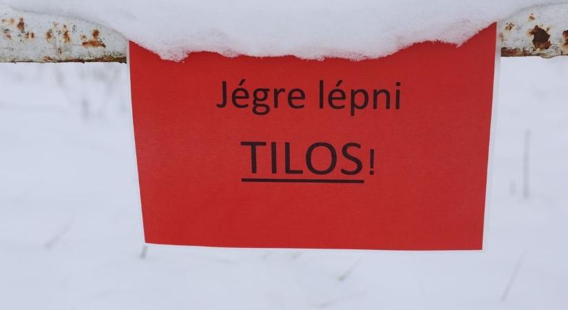 Korcsolyázók álma vagy téli csapda? Megnéztük Heves befagyott tavait fotók