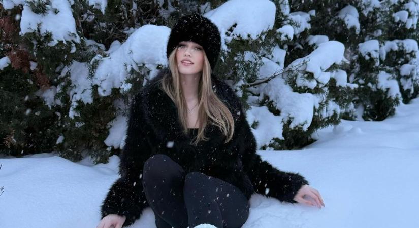 Káprázatos hókirálynő lett a gyönyörű somogyi szépségből – fotók