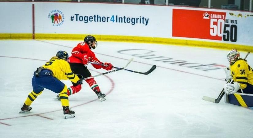 Történelmi magyar gól a női U18-as jégkorong-világbajnokságon