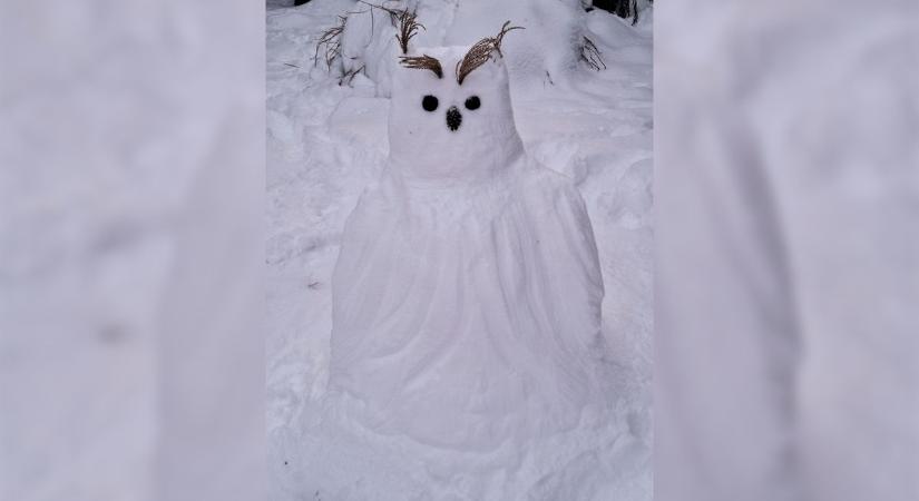 Csodálatos figurákat építettek hóból Somogyban – országos hóemberépítő kihívás indulhat