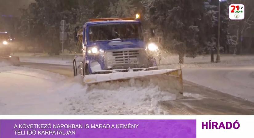 A következő napokban is marad a kemény téli idő Kárpátalján (videó)