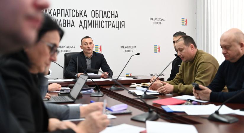 Kárpátalján rendkívüli ülést tartott a technogén és rendkívüli helyzetek bizottsága