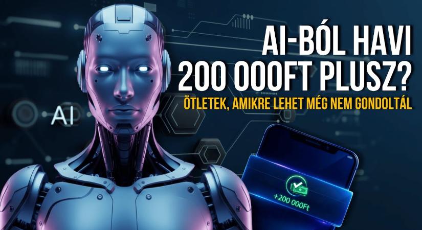 Így lesz mellékes jövedelmed az AI-ból. Ötletek és útmutatás – Mellékes