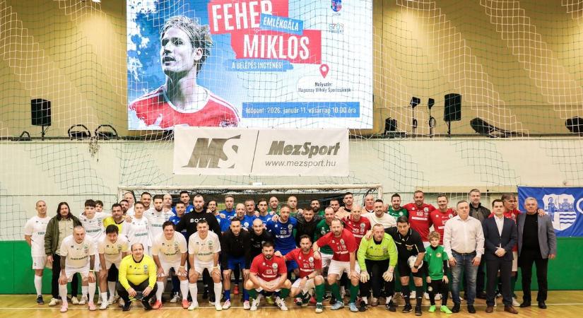 „Most is visszhangzik a léptem" – labdarúgótornával emlékeztek Fehér Miklósra