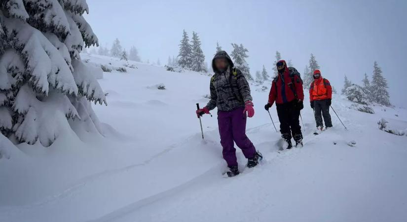 Hegyi mentők találták meg az eltévedt kijevi nőt Rahó környékén