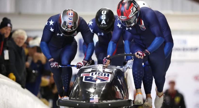 Döbbenetes balesetet szenvedett az USA bobcsapata a világkupán – fotó