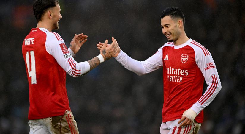 Martinelli-mesterhármas, simán nyert az FA-kupában az Arsenal