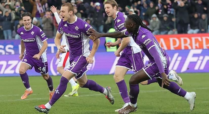 A hajrában csúszott ki a Fiorentina kezéből a három pont a Milan ellen