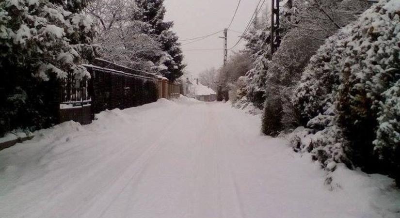 Kedden újabb havazás és ónos eső