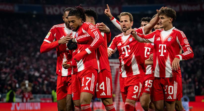Bundesliga: nyolc gólig meg sem állt a Bayern München a Wolfsburg ellen – videóval