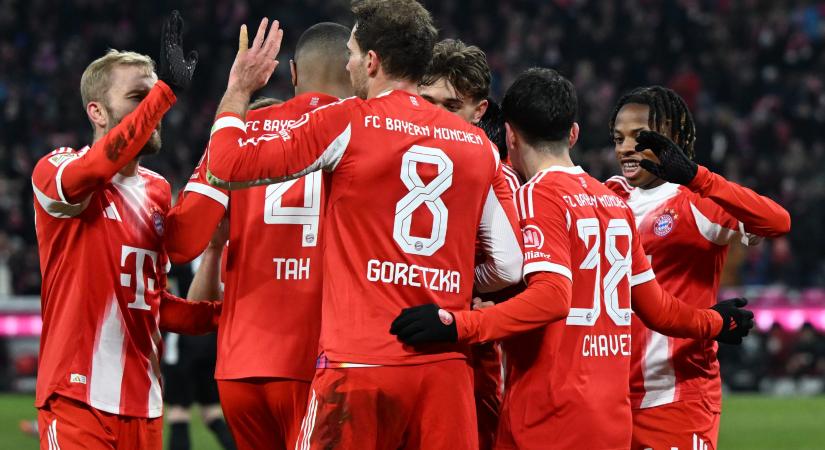 Bundesliga: A 8-as rúgta a nyolcadikat - a Bayern bődületes győzelmet aratott Dárdai csapata ellen