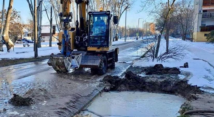 Csőtörés miatt órákig nem volt víz több lépcsőházban, nem sokon múlt a tragédia Tiszaalpáron