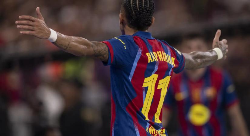 Raphinha-dupla és drámai végjáték: A Barcelona nyerte az El Clásico-döntőt Dzsiddában
