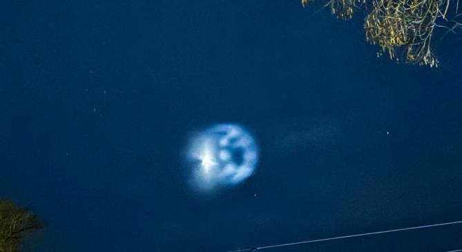 Újabb rejtélyes, kékes spirál tűnt fel az égen