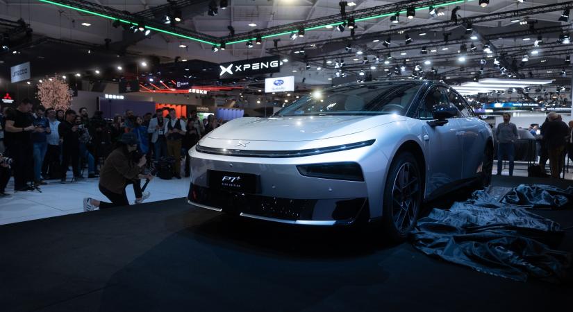 Európában is bemutatkozott az Xpeng új sportszedánja