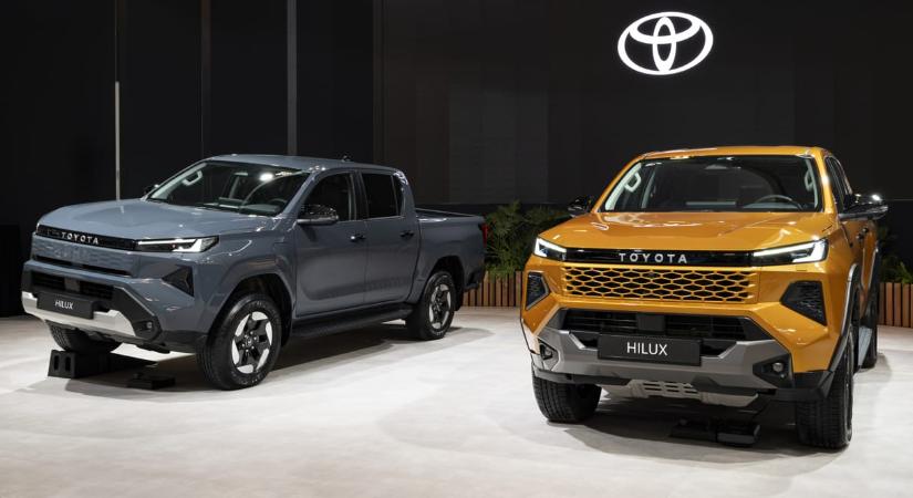 Magyarországra jön a vadonatúj, akár tisztán elektromos Toyota Hilux