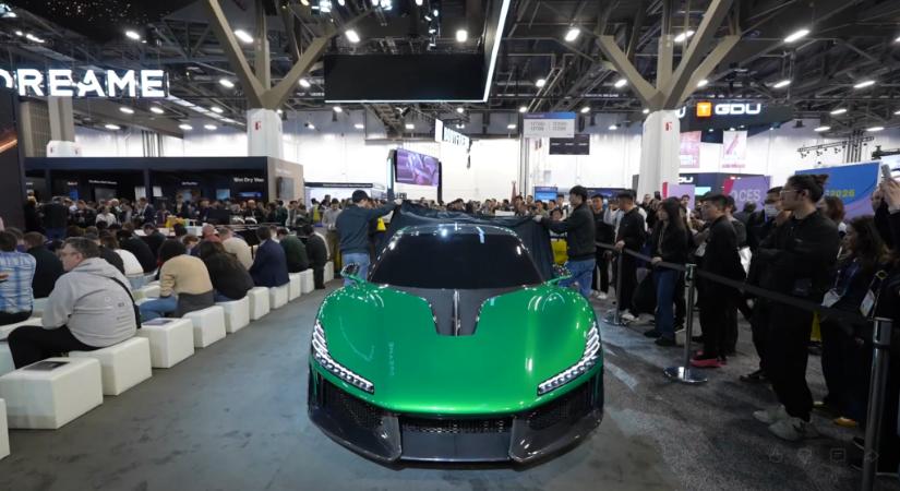 Egy porszívógyártó mutatta be az idei CES legegzotikusabb autóit