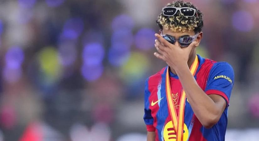 Ez nagyon kínos! Lamine Yamal élő adásban buktatta le a csapattársát – videó