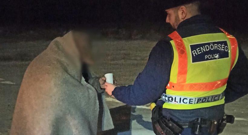 A tiszacsegei erdőben, egy sátorban találtak a férfira